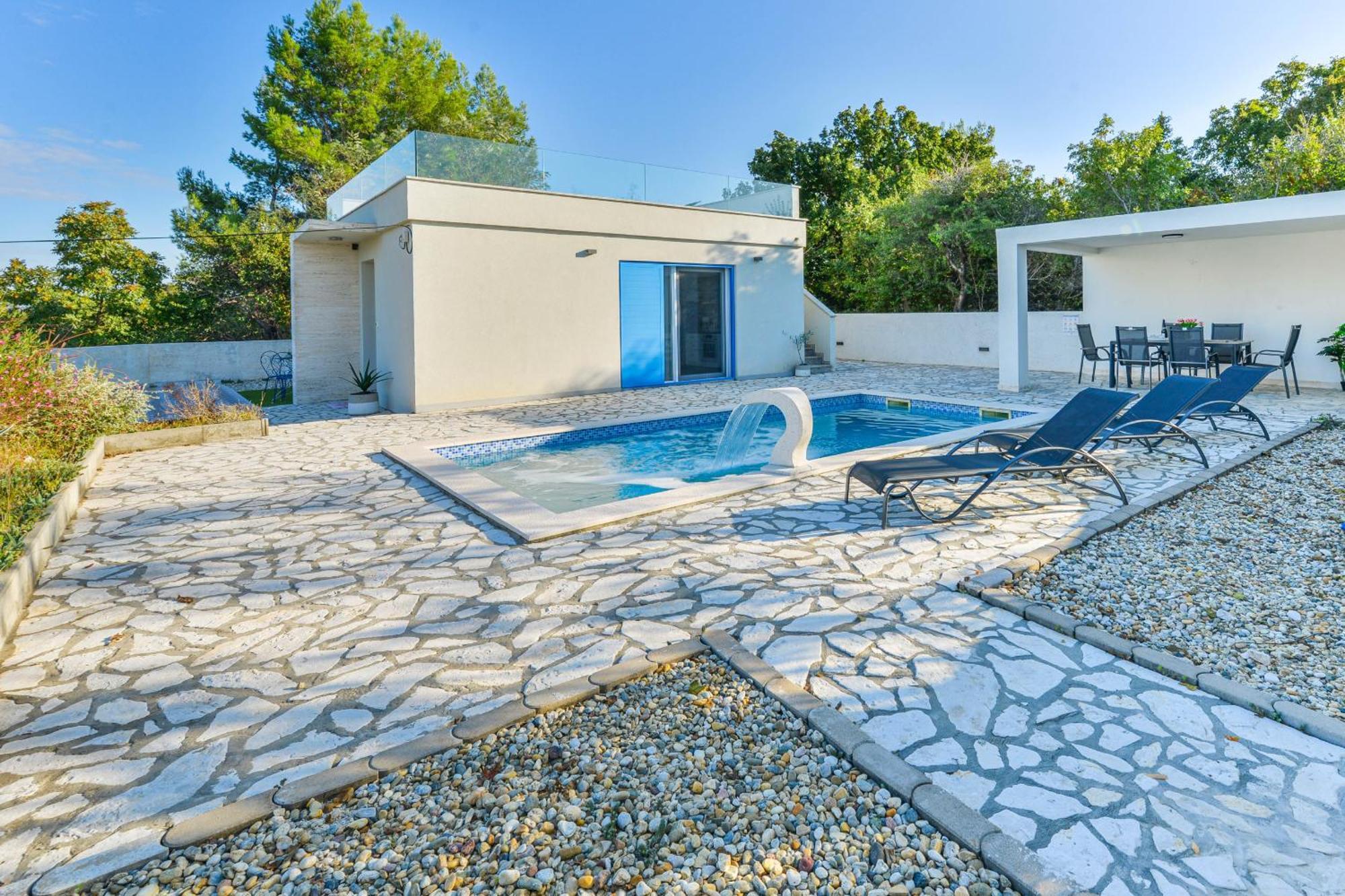 Villa Anna With Pool, Zadar County Vinjerac Ngoại thất bức ảnh